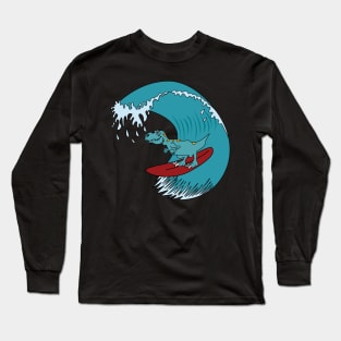 T-Rex Surf Long Sleeve T-Shirt